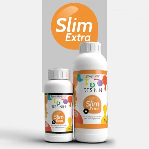 Slim Extra 1500 Gr A+B Ekstra Sararma Dirençli Ultra Şeffaf Epoksi Reçine