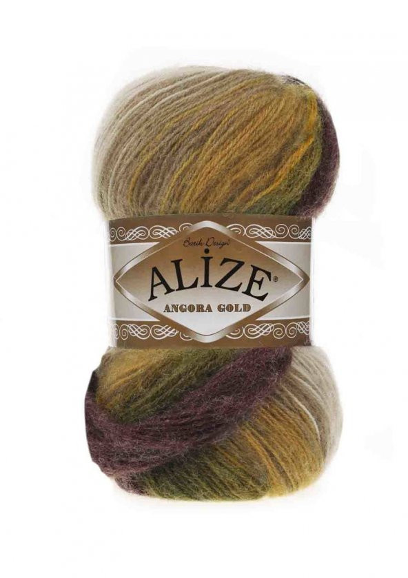 Alize Angora Gold Batik El Örgü İpi 5850 - 1