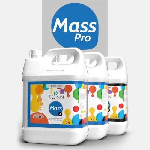 Mass 14 Kg A+B Büyük Hacim İçin Ultra Şeffaf Epoksi Reçine