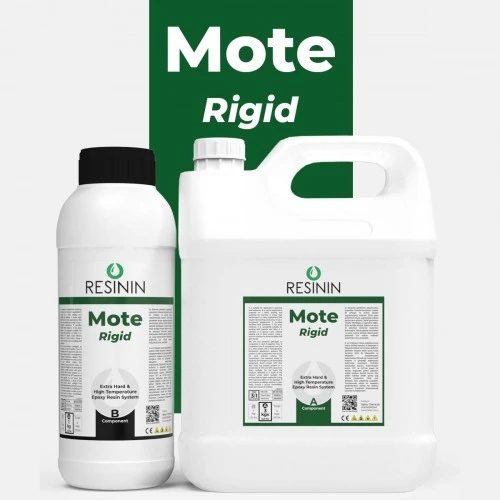 Mote 4000 Gr A+B Yüksek Isı Dayanımlı Şeffaf Epoksi Reçine ürün görseli