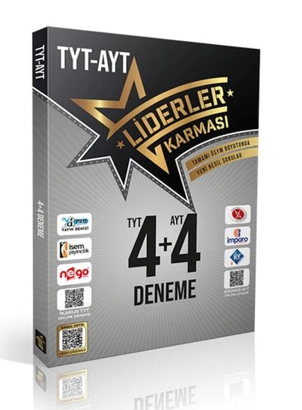 Liderler Karması 2023 TYT - AYT 4+4 Deneme Seti