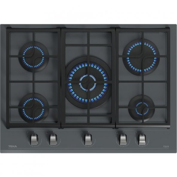 Teka GZC 75330 XB ExactFlame 70 cm  Gri Cam Gazlı Ocak