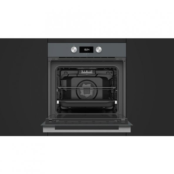 Teka HLB 8400 HydroClean PRO temizleme sistemine sahip Multifonksiyonel Gri Fırın - 3