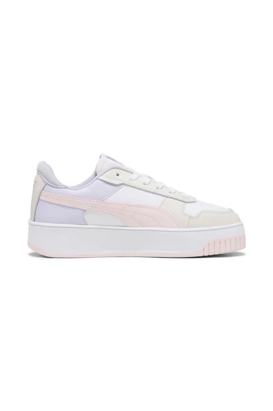 Puma Carina Street 389390 10 Kadın Sneaker Ayakkabı Beyaz Pembe 36-40 - Resim 2