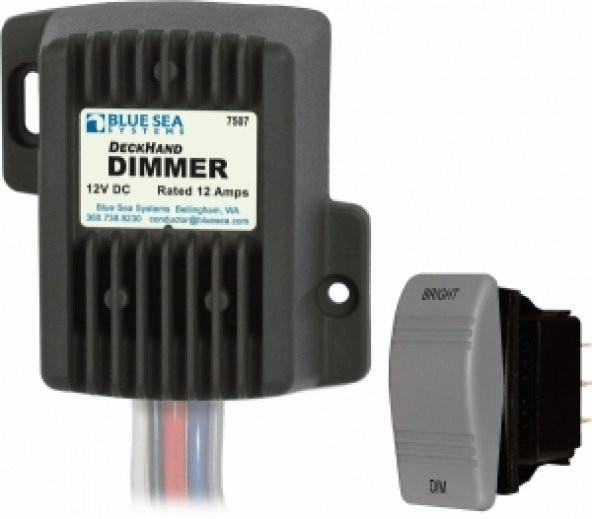 Marintek Dijital Dimmer. Flamanlı, halojen ve led lambalarda kullanılabilir 24V 6A