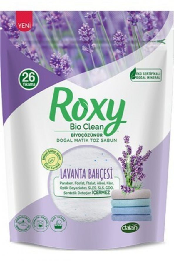 Roxy Lavanta Bahçesi Toz Sabuni 800 Gr X 5 Adet