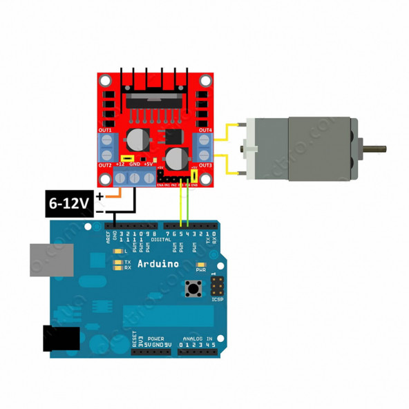 L298N Dual Motor Sürücü Modül - 5