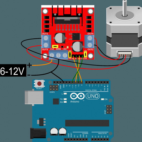 L298N Dual Motor Sürücü Modül - 6
