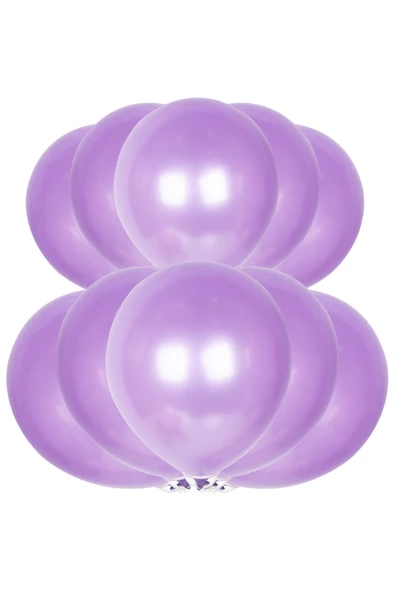 Metalik Balon Parlak 100 Adet - 11