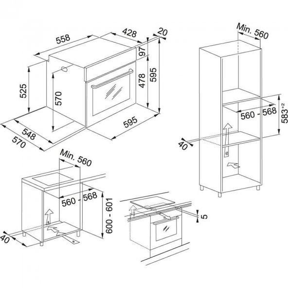 FRANKE Maris FMA 86 H OY Glass Oyster Fırın - 4