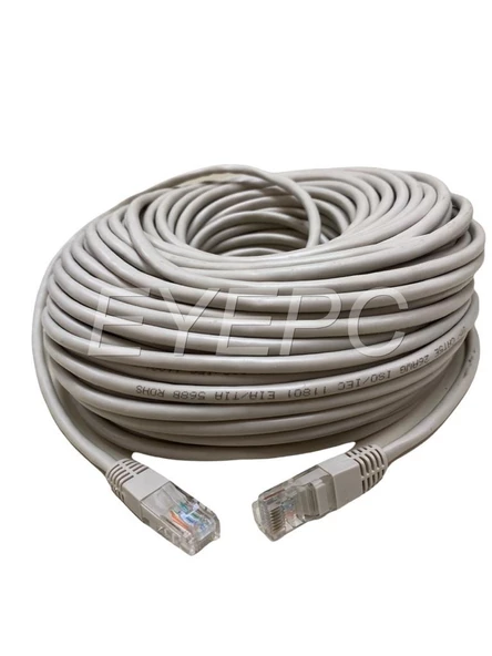 25 METRE CAT6 İNTERNET ETHERNET KABLO BİLGİSAYAR MODEM ARASI