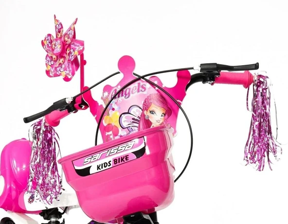 Sarissa Gidon Süsü Angels Fırıldak Bisiklet Rüzgar Gülü Pembe - Resim 2