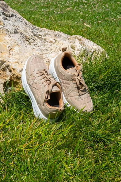 +6,5 cm Boy Uzatan Gizli Topuklu Air Boost Taban Kadın Spor Ayakkabı Sneaker - 7