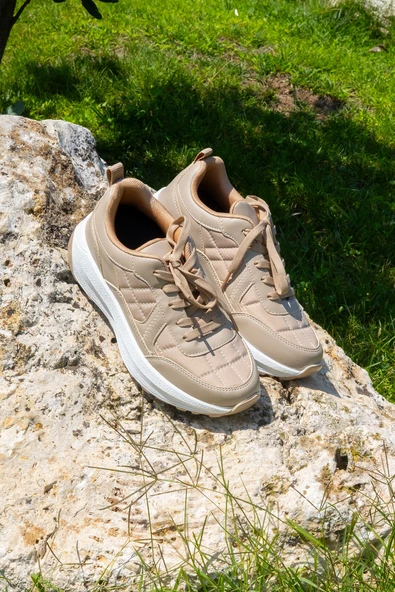 +6,5 cm Boy Uzatan Gizli Topuklu Air Boost Taban Kadın Spor Ayakkabı Sneaker - 8