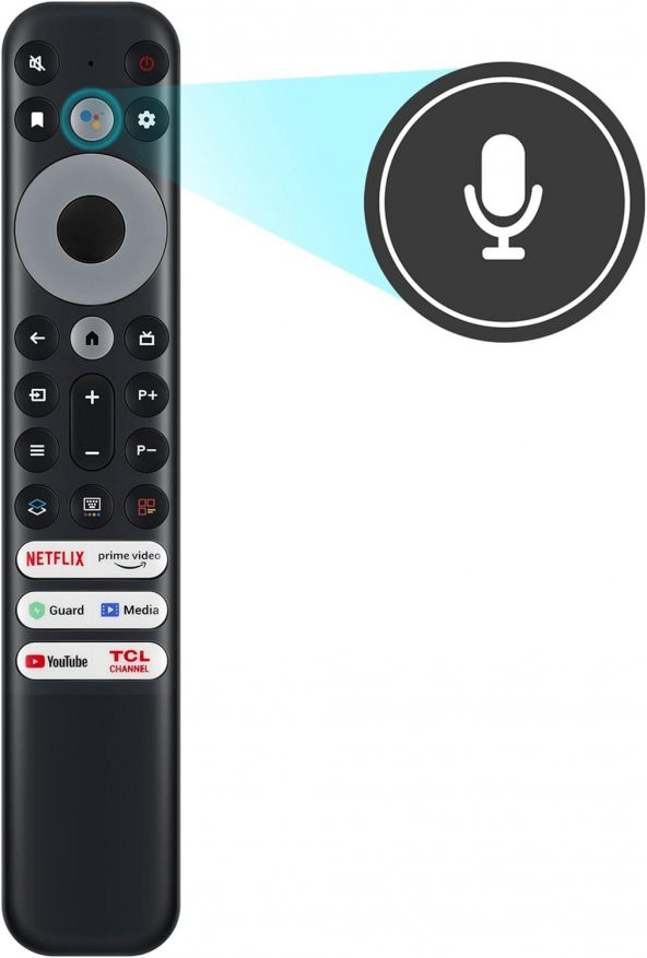 TCL 75C635 Mikrofonlu Smart Tv Kumanda