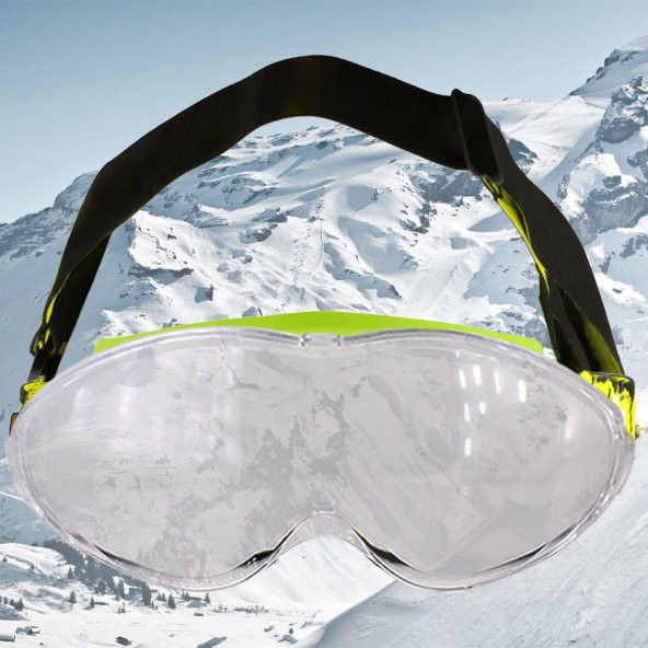 Bellasimo Kayak Gözlüğü Değiştirebilir Camlı Antifog Güneş Kar Gözlük Şeffaf Snowboard Glasses Gözlük - 7