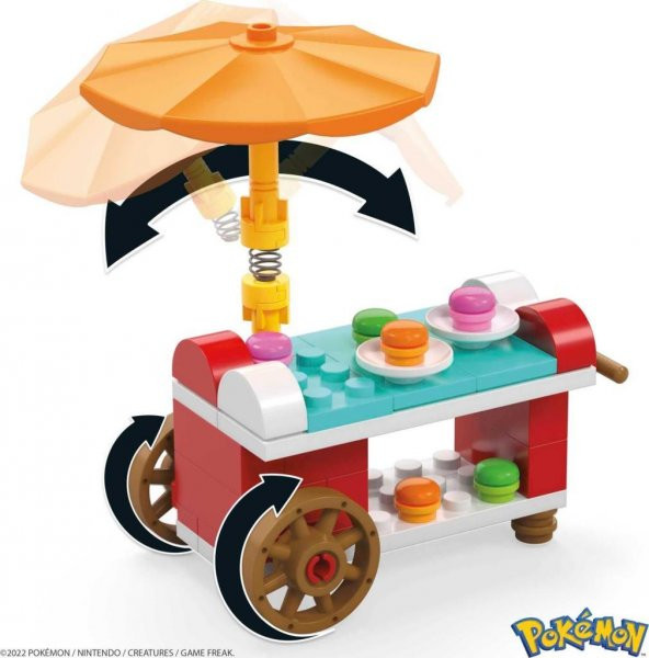 Mattel Pokemon Mega Pokémon Adventure Builder Piknik Seti HDL80, Piknik Yapı Seti - 5