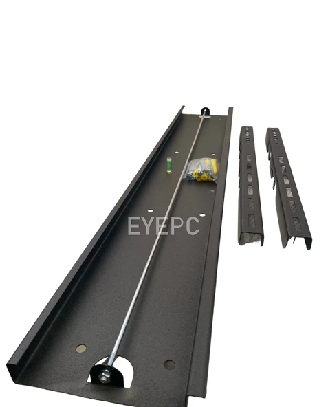 NCPLİNE PHİLİPS SAMSUNG ONVO TV  UYUMLU 55 65 75 İNÇ INCH ARASI UYUMLU SABİT ASKI APARATI - 3