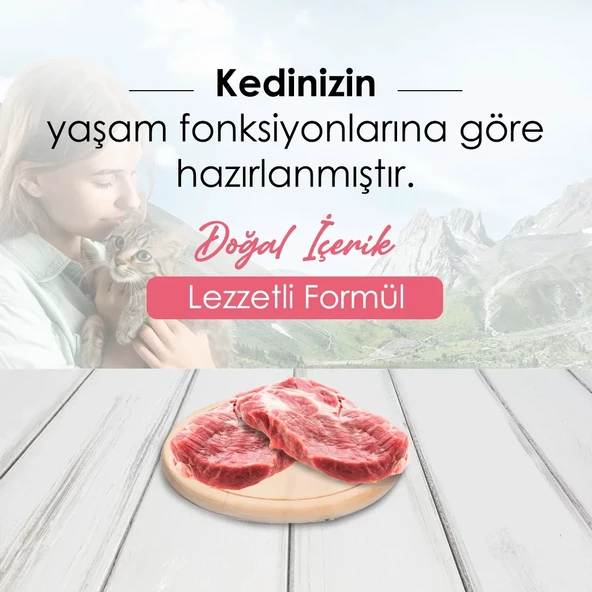 Bonnie Kuzu Etli Prinçli Yetişkin Kedi Maması 1,5 Kg x 3 Adet - 2