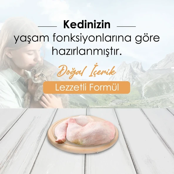 Bonnie Tavuklu Yetişkin Kedi Maması 1,5 Kg - 2