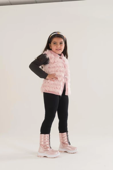 Papuçcity Arzen 02670 Kız Çocuk Termal Kar Çizme Bot - 6