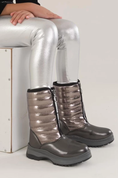 Papuçcity Arzen 02670 Kız Çocuk Termal Kar Çizme Bot - 8