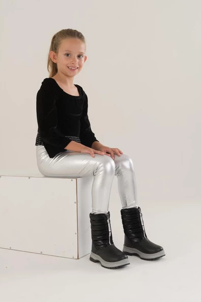 Papuçcity Arzen 02670 Kız Çocuk Termal Kar Çizme Bot - 12