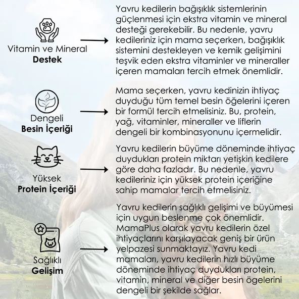 Bonnie Tavuklu Yavru Kedi Maması 1,5 Kg x 2 Adet - 5