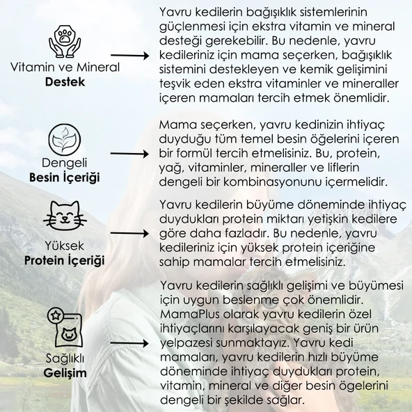 Bonnie Tavuklu Yavru Kedi Maması 1,5 Kg x 3 Adet - 5