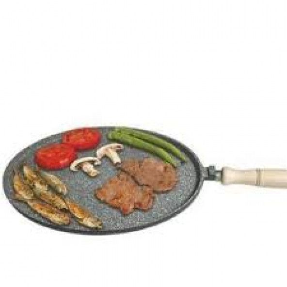 Hamarat Gözleme Tava 36 Cm Döküm Granit - 2