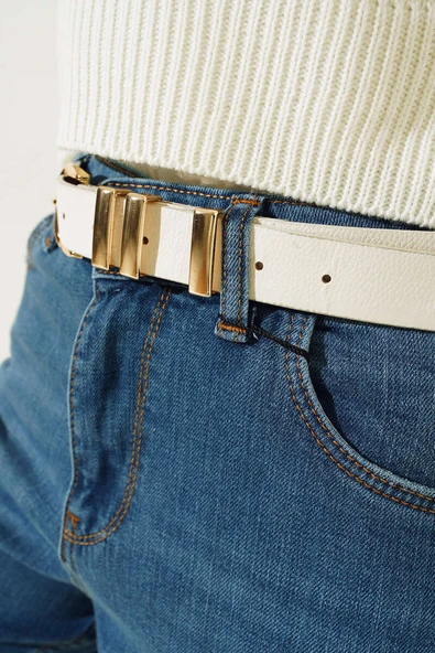 Dar Paça Mavi Pantolon - Resim 4