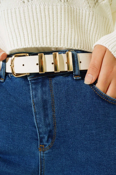 Boru Paça Sökük Jean Pantolon Kot Mavisi - 4