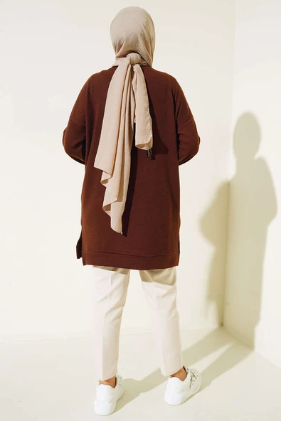 Deri Logo Armalı Kahve - Resim 3