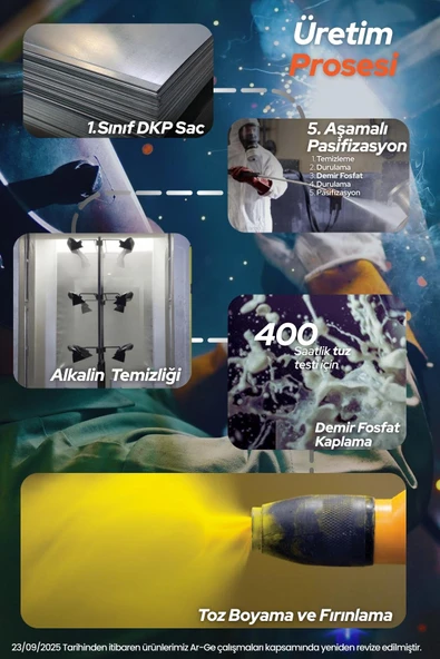 Gri Kilitli Metal Ayakkabılık   MAC5 - 5 Kapaklı - 50X15X169 h - 5