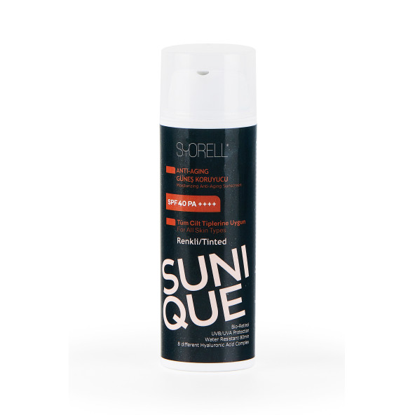 SUNIQUE Anti-Aging Nemlendirici Renkli Güneş Koruyucu 40 SPF