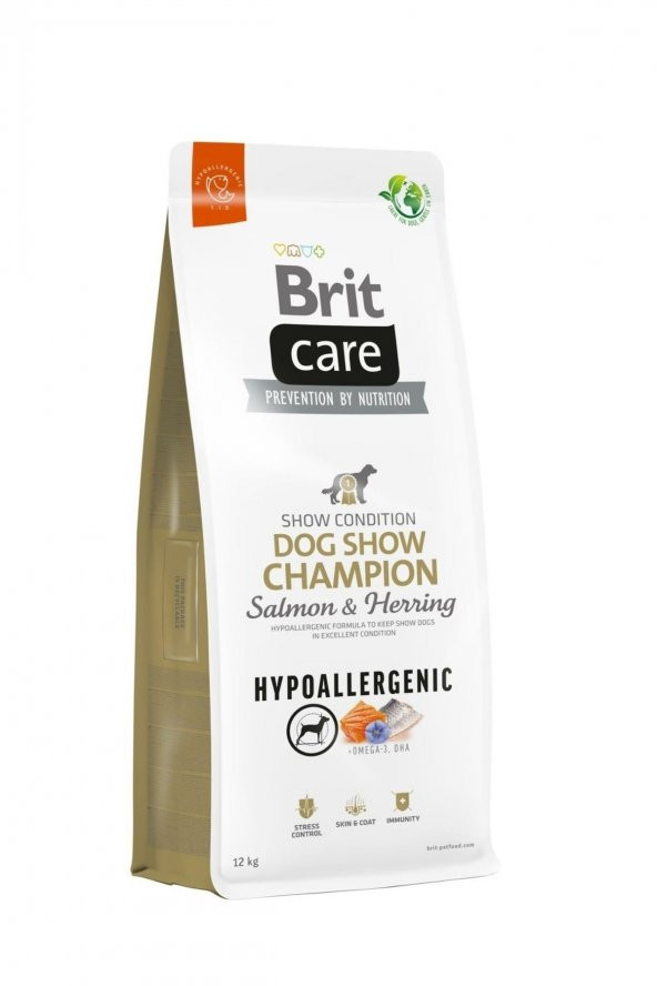 Brit Care Dog Show Hypoallergenic Somonlu Köpek Maması 12 kg