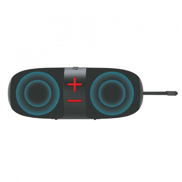 Shaza 16W Ekstra Bass Dahili Mikrofon, Aux, SD Kart, USB Girişli Wireless Hoparlör Siyah - 2