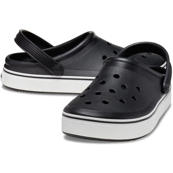 Crocs Off Court Clog Black Unisex Terlik 208371-001 - 2