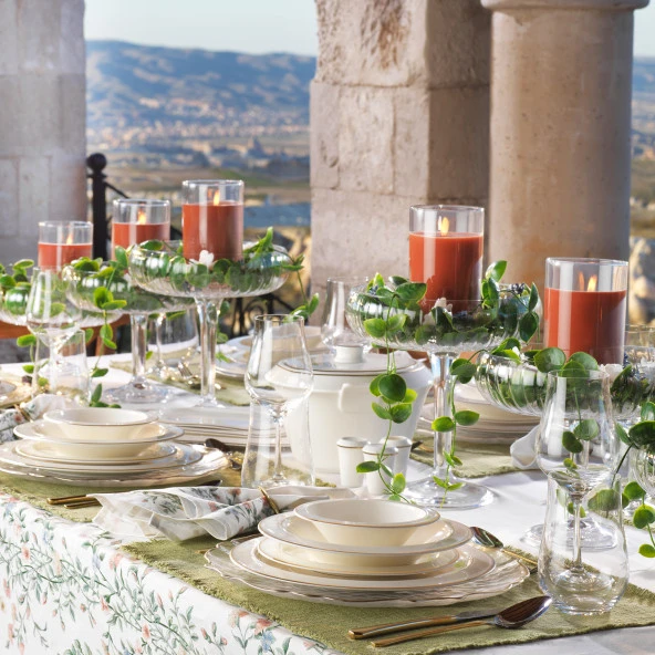 Schafer Tılsım Timeless Yemek Takımı 60 Parça-Gold - 3