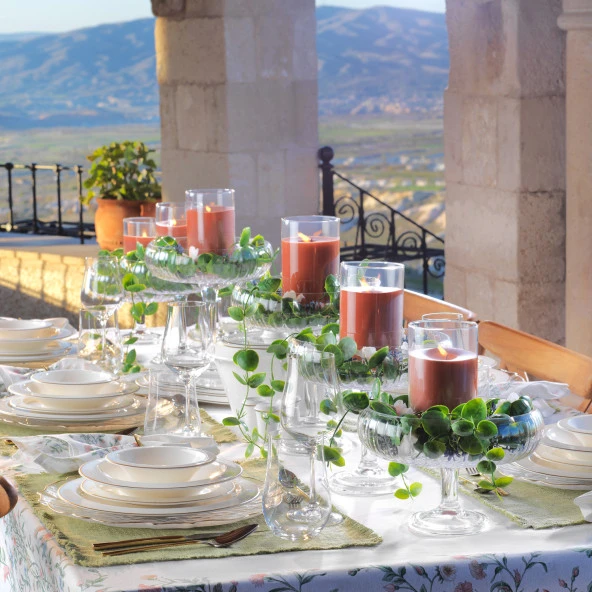 Schafer Tılsım Timeless Yemek Takımı 60 Parça-Gold - 4