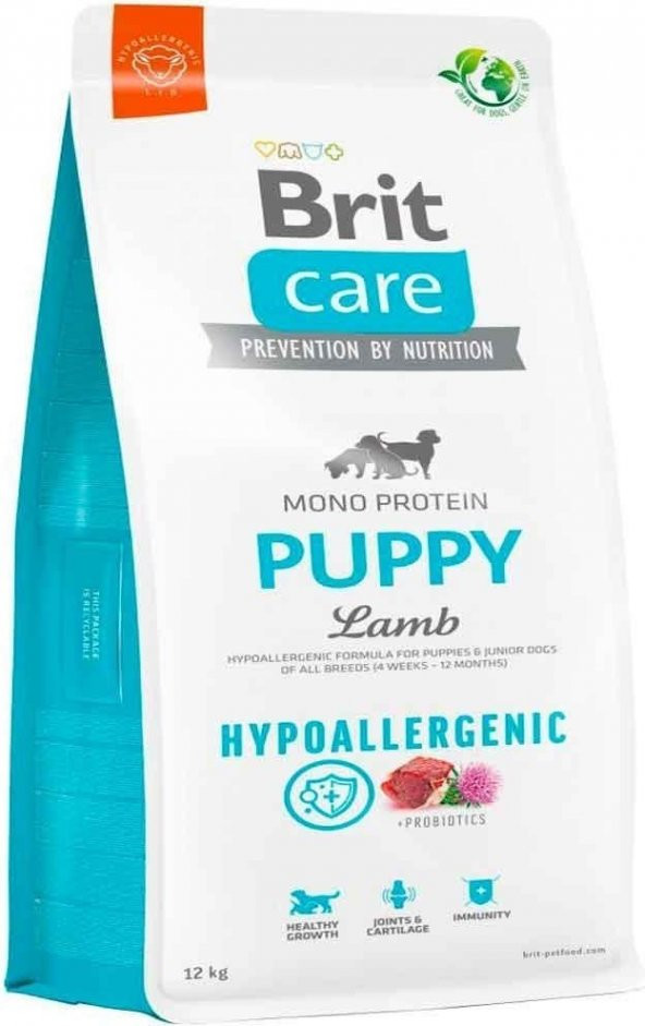 Brit Care Kuzu Etli Hypoallergenic Yavru Köpek Maması 12 kg