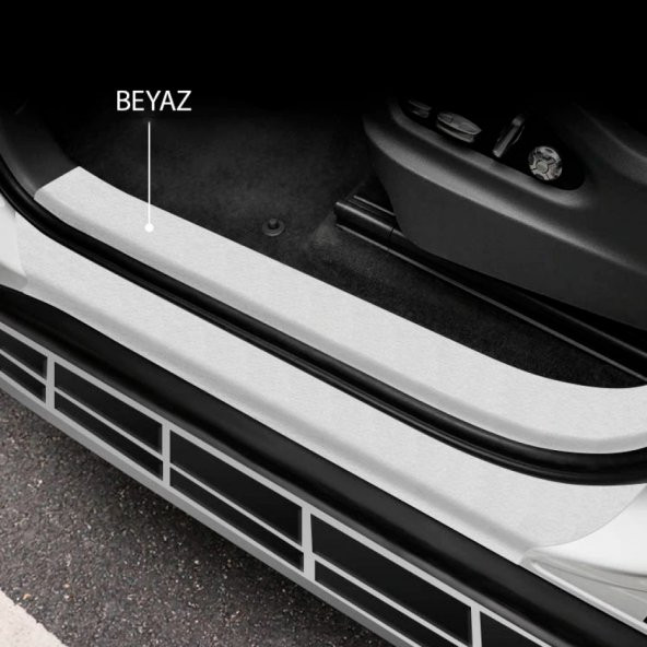 FRT Ottoman Kapı Çizik ve Koruma Bandı Çizik Önleyici Bant Kapı Koruma Beyaz 10 Metre x 5 Cm - 3