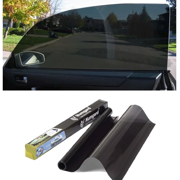 Oto Cam Filmi Çizilmez 1. Kalite 75 Cm x 6 Metre %5 Koyuluk 4 Numara En Koyu Ton - 3