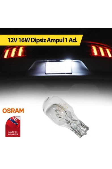 FRT Ottoman 12V 16W Dipsiz Ampul Osram 1 Adet W16W