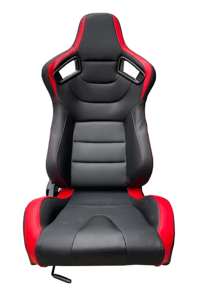 Spor Koltuk Sparco Model Deri Siyah Kırmızı 1 Takım 2 Adet