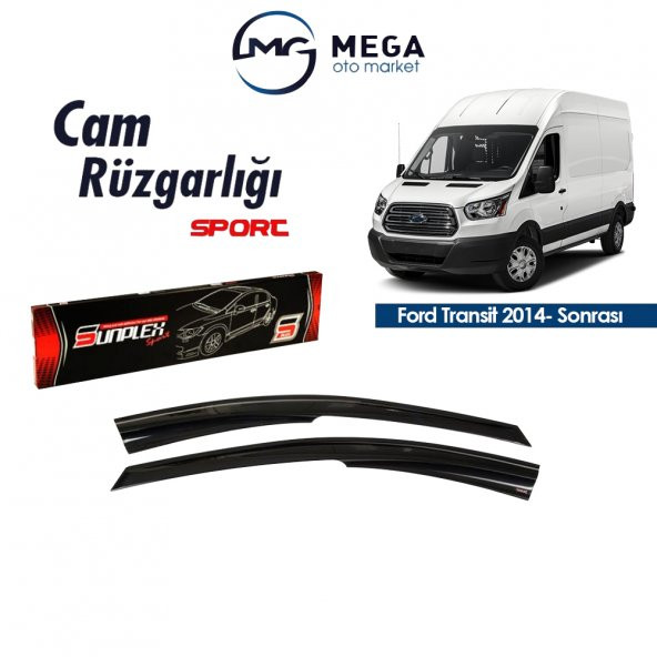 Mega Oto Market Ford Transit 2014- Sonrası Mugen Tip Cam Rüzgarlık Sunplex