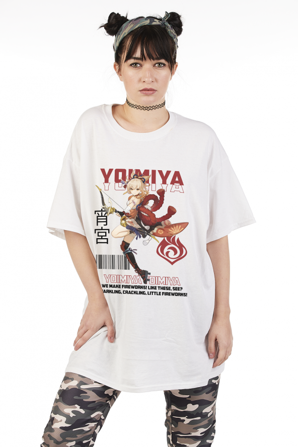 Yoimiya Genshin Impact Unisex Oversize T-Shirt