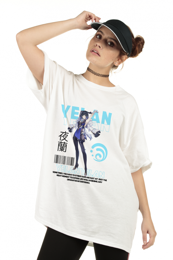 Yelan Genshin Impact Unisex Oversize T-Shirt