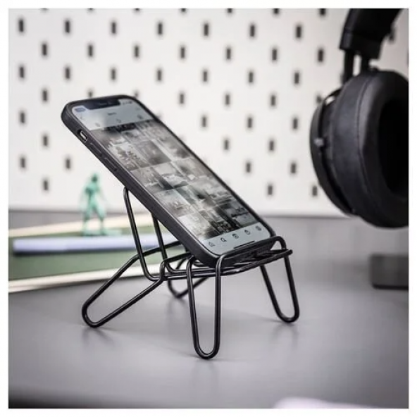 IKEA KRUBBET telefon/tablet standı, siyah - 2