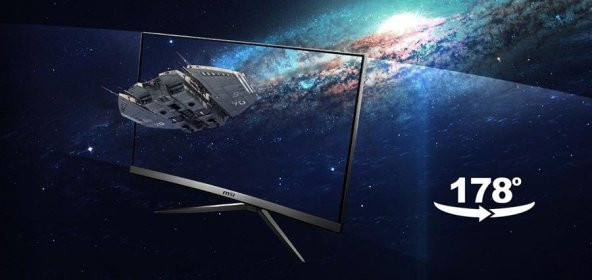 Msı 31.5 Msı G32cq4 E2 Curved 1500R Va 2560X1440 (Wqhd) 16:9 170Hz 1Ms Freesync Premıum Gamıng Monıtor - 8